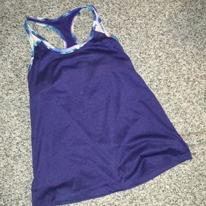 purple active tank top